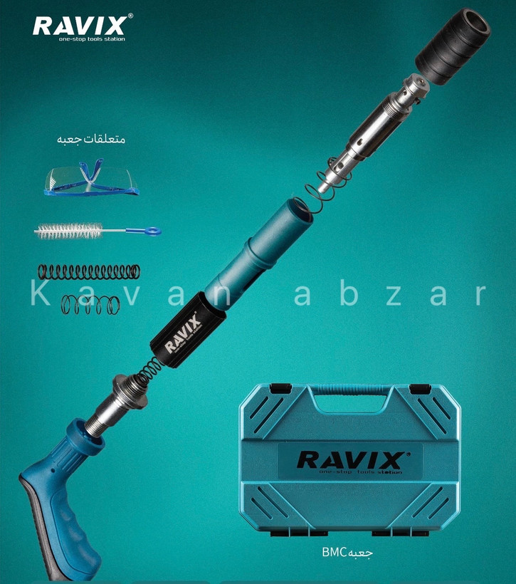 تفنگ ميخكوب دستي چاشني خور برند راويكس مدل RX-8016