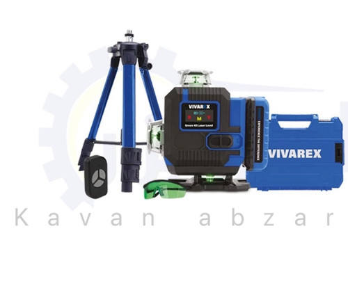 تراز ليزري برند ويواركس ٤ بعدي ١٦ خط ٣٦٠ درجه نور سبز مدل VR1604-L2