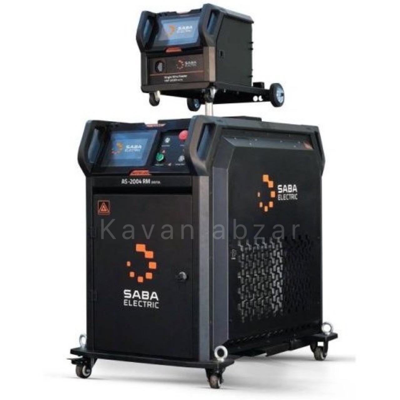 دستگاه جوش ليزري سه كاره ( جوش-برش-تميزكاري) برند صبا الكتريك مدل MASTER LASER AS 2004 RM DIGITAL