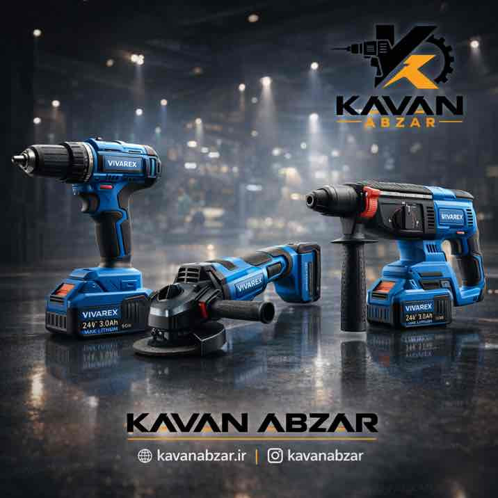 كیت سه عددی شارژی براشلس برند ویوارکس مدل vr2403-BCK