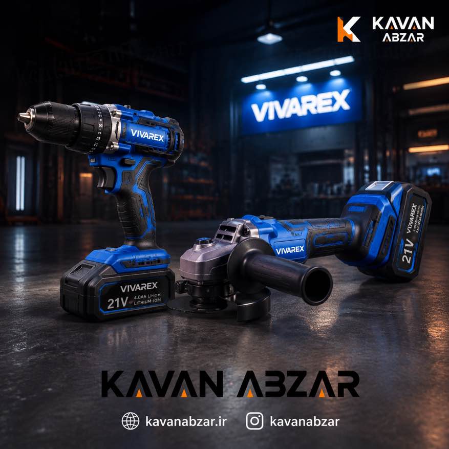 كيت شارژي ٢ عددي براشلس برند ويواركس مدل VR2402-BCK