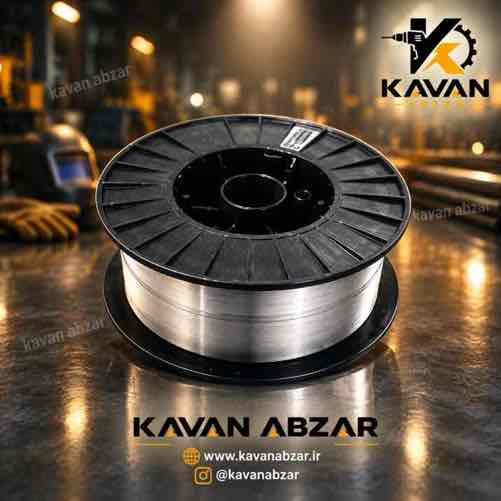سیم جوش تو پودری co2 وزن ۵ کیلویی سایز ١ برند پی ام